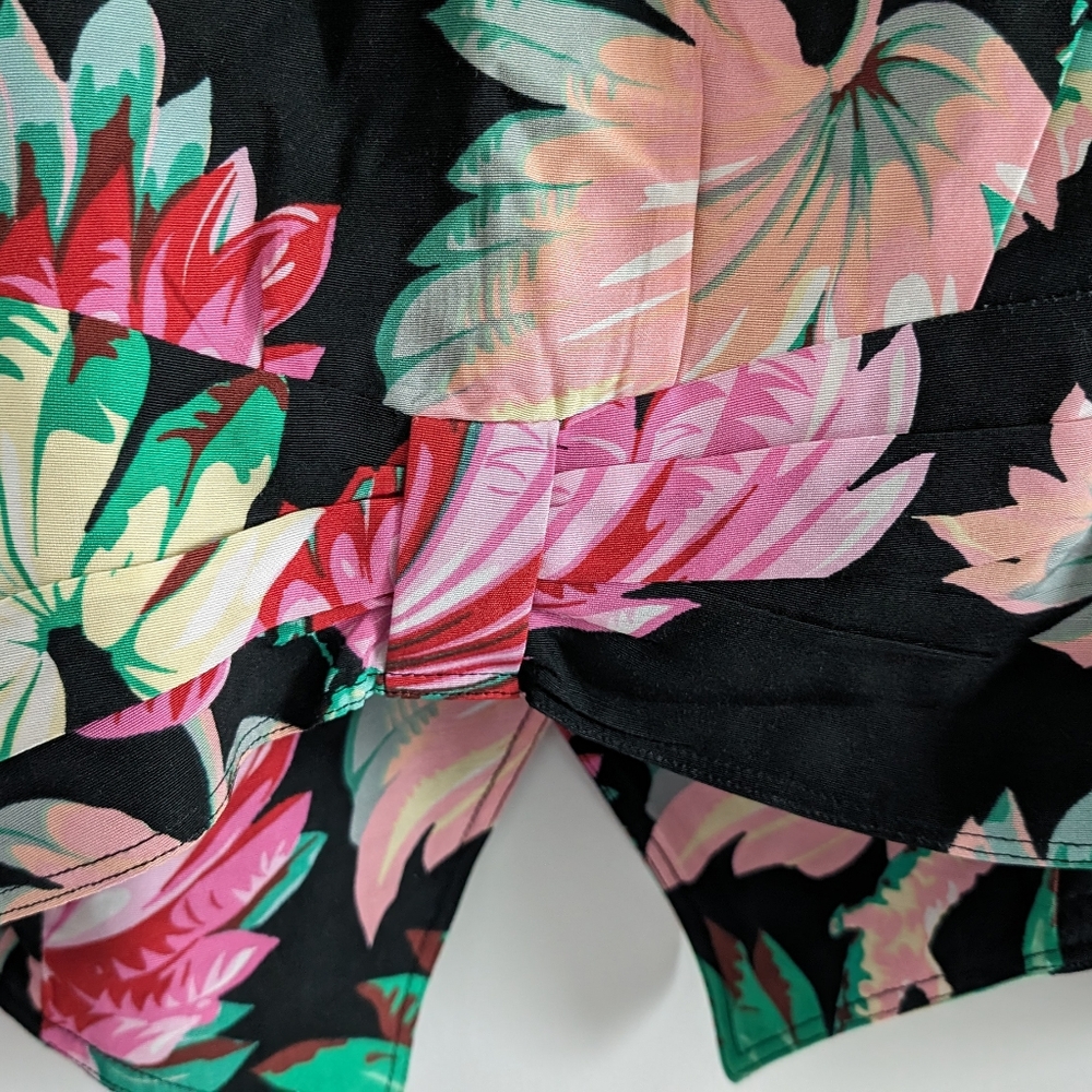 80s blazer - pink green print - sz8 - Picture 3 of 5